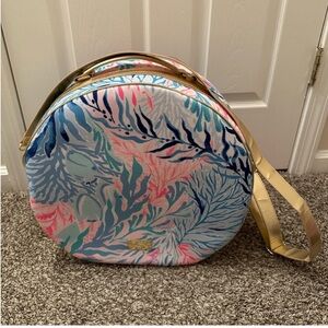 Lilly Pulitzer Pink and Blue Travel Bag